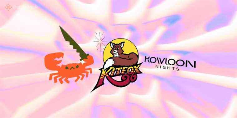 kitfox aggro crab and kowloon nights logos