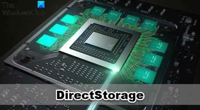 L’API DirectStorage est désormais disponible sur PC