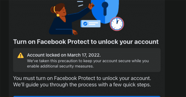 Meta verrouille les gens hors de leurs comptes pour ne pas activer Facebook Protect