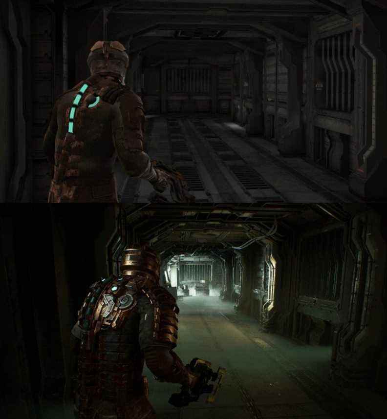 Dead Space Remake Comparaison précoce