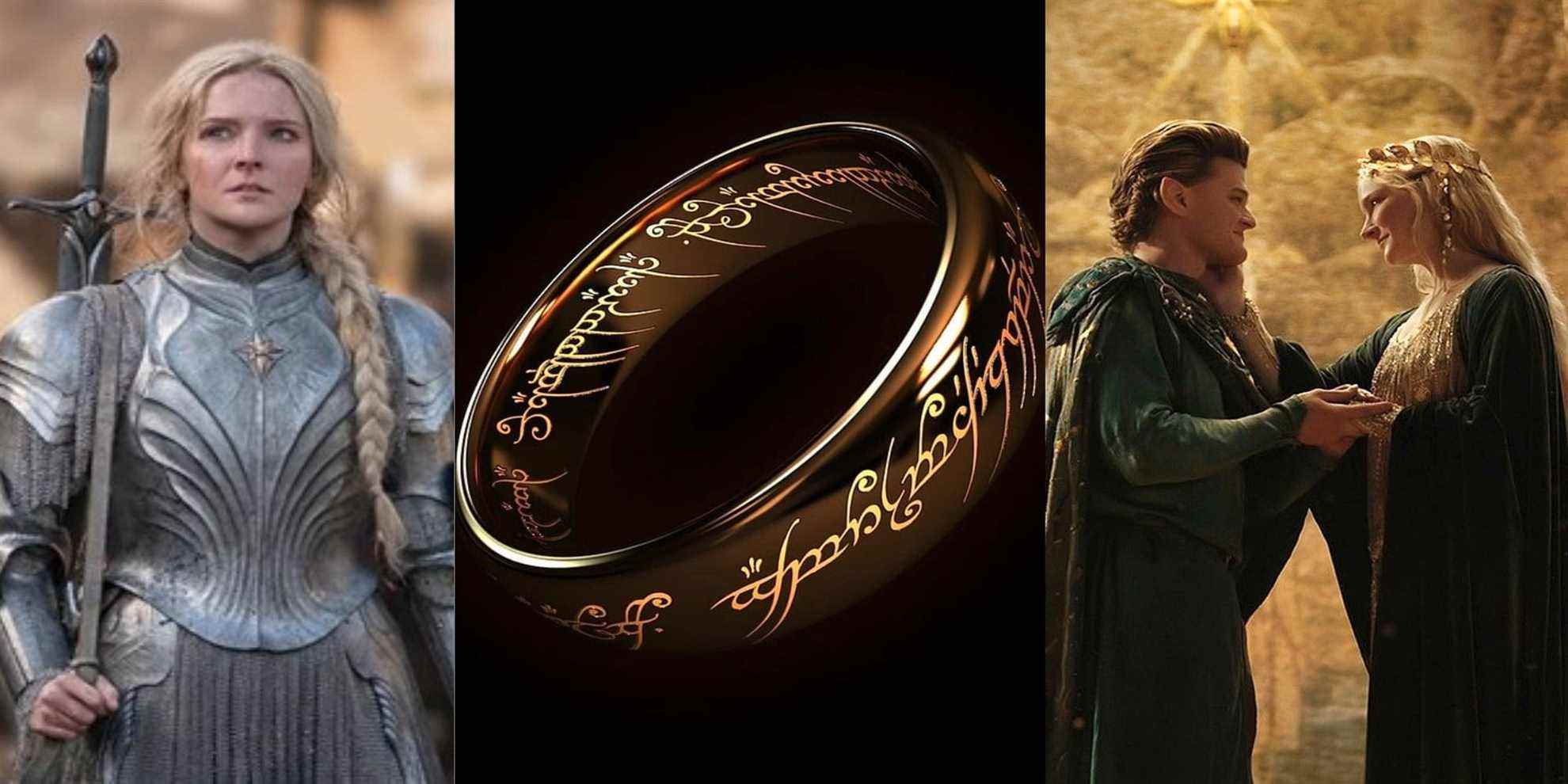 title split image Second Age Galadriel Ring