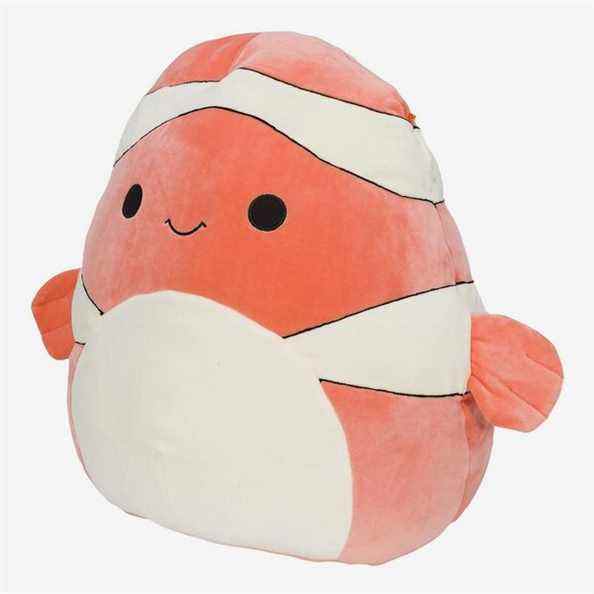 Squishmallow Peluche officielle Kellytoy 40,6 cm Ricky le poisson clown