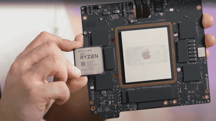 Mac Studio disséqué : M1 Ultra environ 3 fois plus gros que les processeurs Ryzen d’AMD