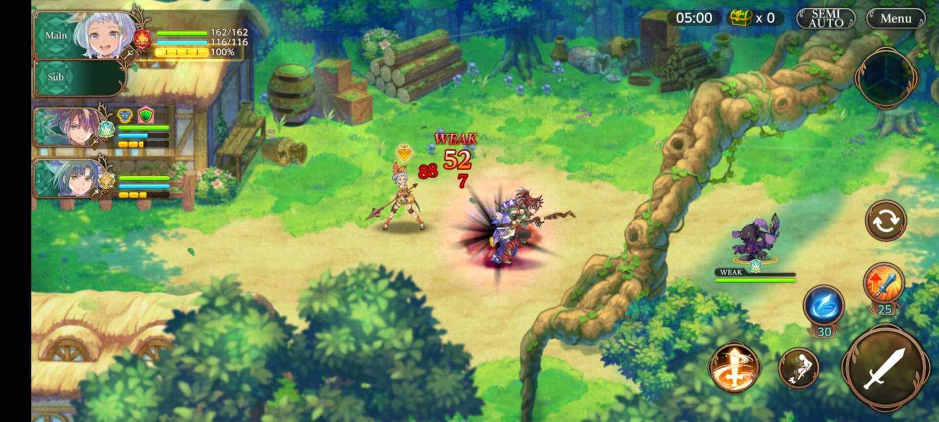 capture d'écran Echoes of Mana aperçu pratique mobile Android iOS Square Enix WFS RPG d'action gratuit gacha avec de beaux arts et de la musique