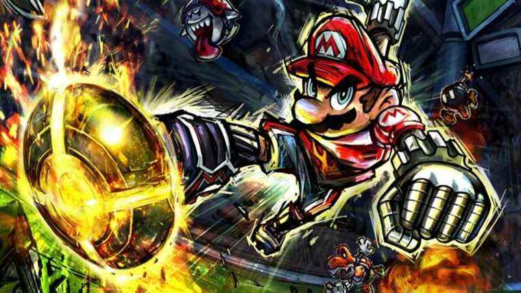 Super Mario Strikers a commencé à l'origine comme un jeu de plateforme
