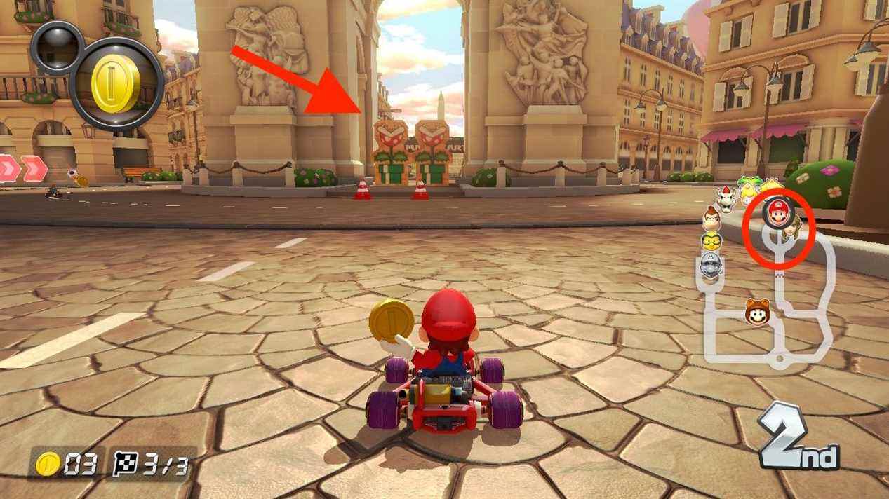 Mario Kart 8 Deluxe Paris Promenade Raccourci 2