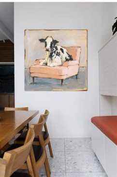 iCanvas Moo-ving In II par Ethan Harper Art mural sur toile