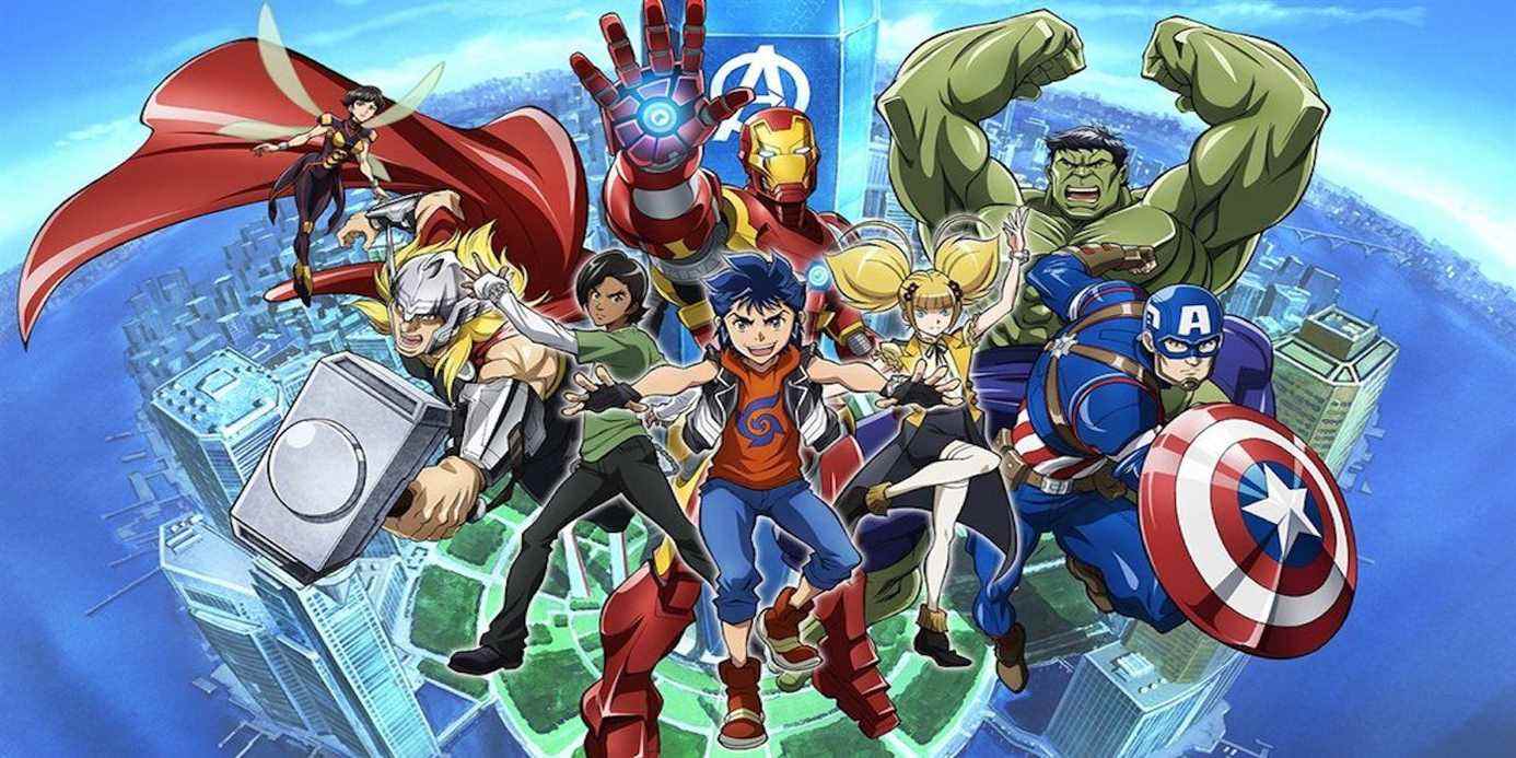 Art promotionnel pour Disk Wars Avengers Ultimate Heroes