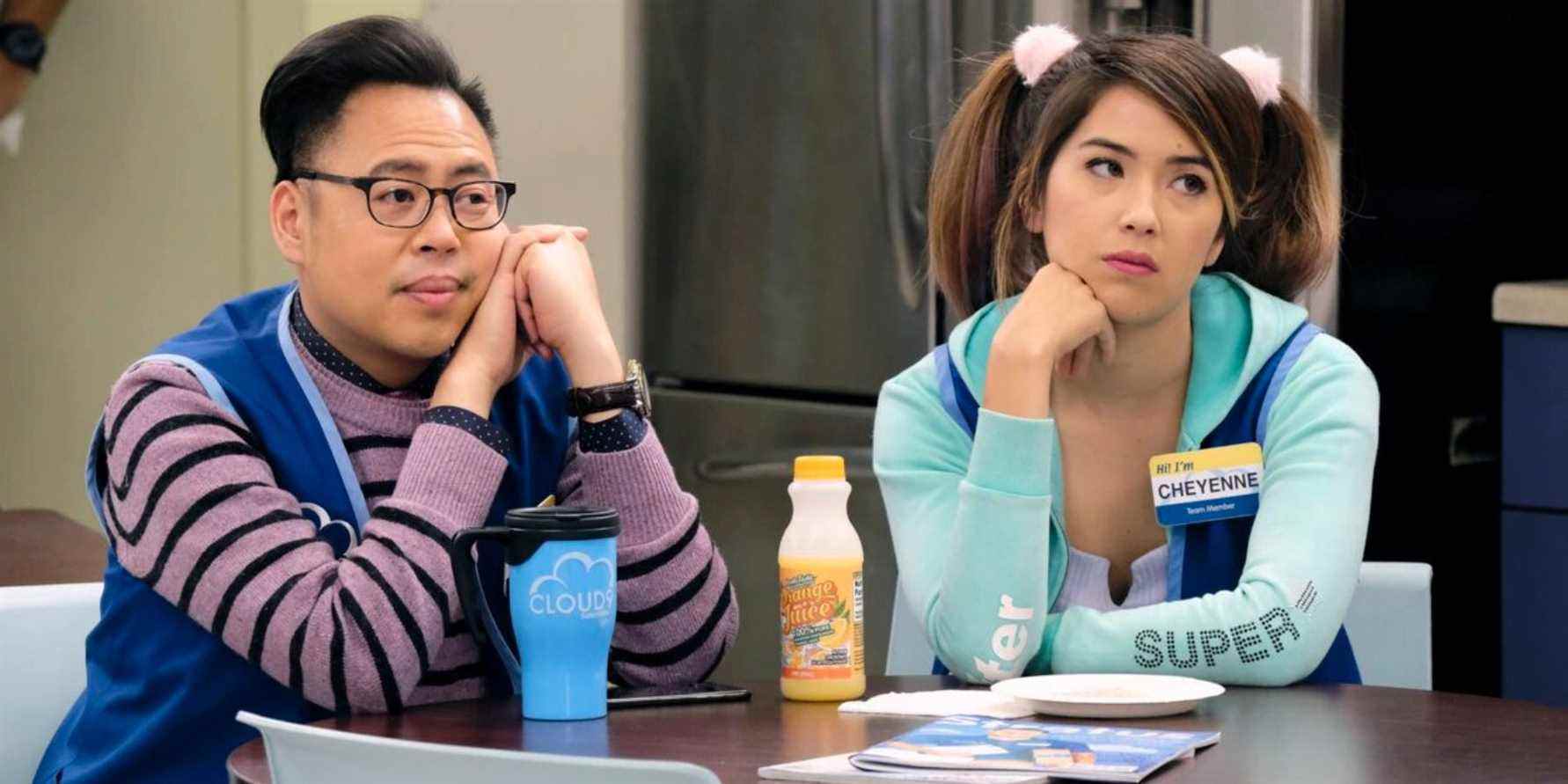 Mateo (Nico Santos) and Cheyenne (Nichole Sakura ) on Superstore