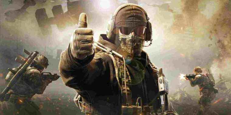 modern warfare thumbs up