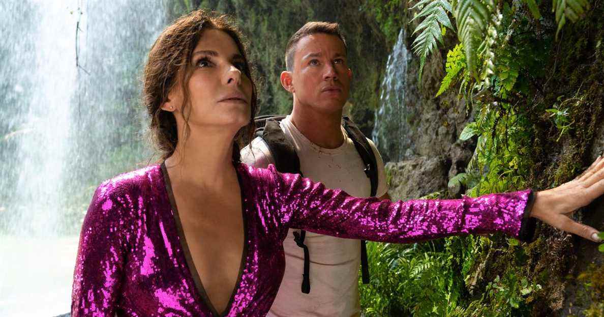 Sandra Bullock and Channing Tatum in The Lost City