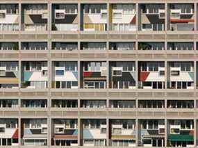 Le Corbusierhouse à Berlin, Allemagne.  Le Corbusier a conçu le 