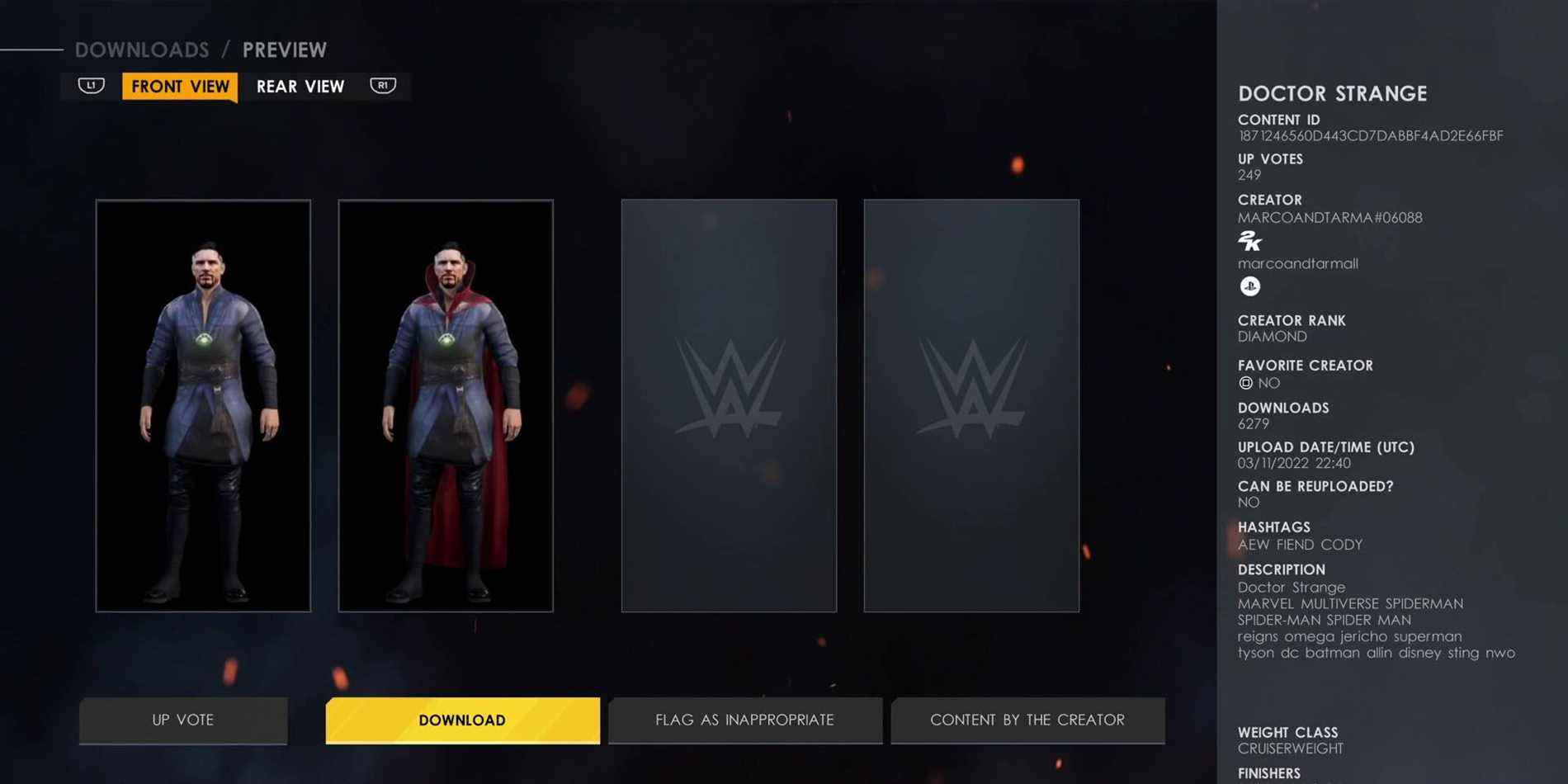 wwe-2k22-best-custom-superstars-based-on-superheroes-and-villains-doctor-strange