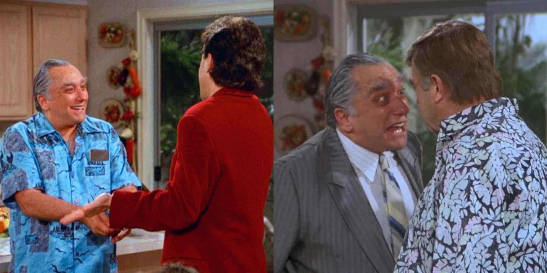 Image partagée de Jack (Sandy Baron) et Jerry (Jerry Seinfeld) et Morty (Barney Martin)