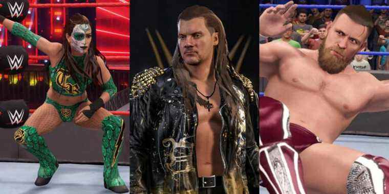 WWE 2K22 Best AEW Created Wrestlers Cover