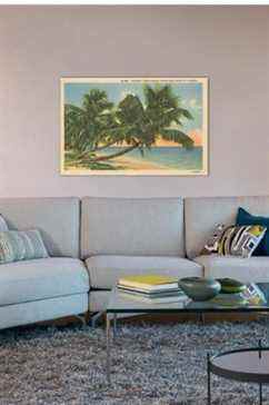 Art mural sur toile iCanvas Florida Postcard III par Wild Apple Portfolio