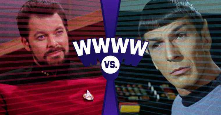 C'est Spock contre Riker dans une bataille de commandant en second de Star Trek
