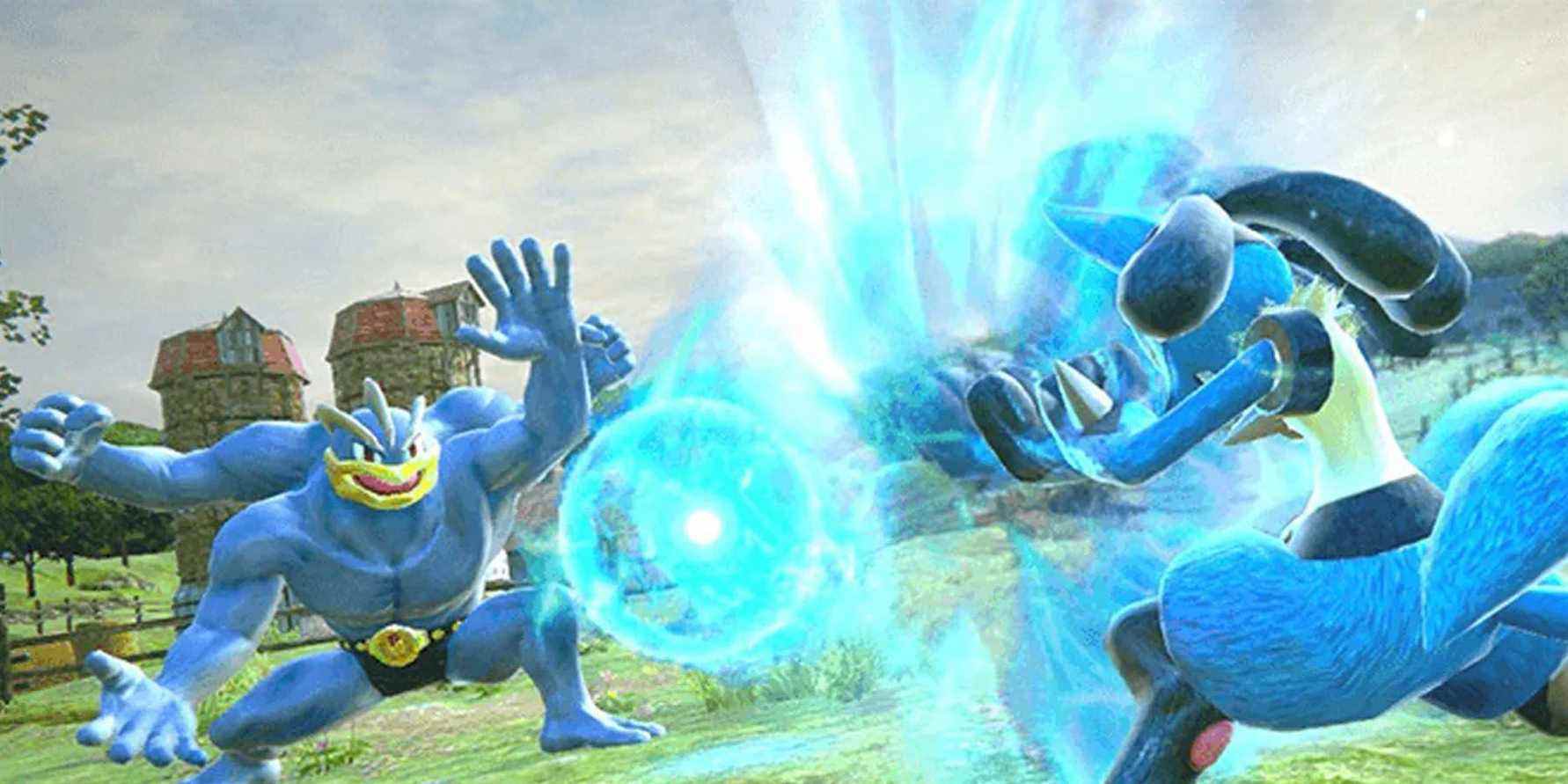 Lucario combattant Machamp