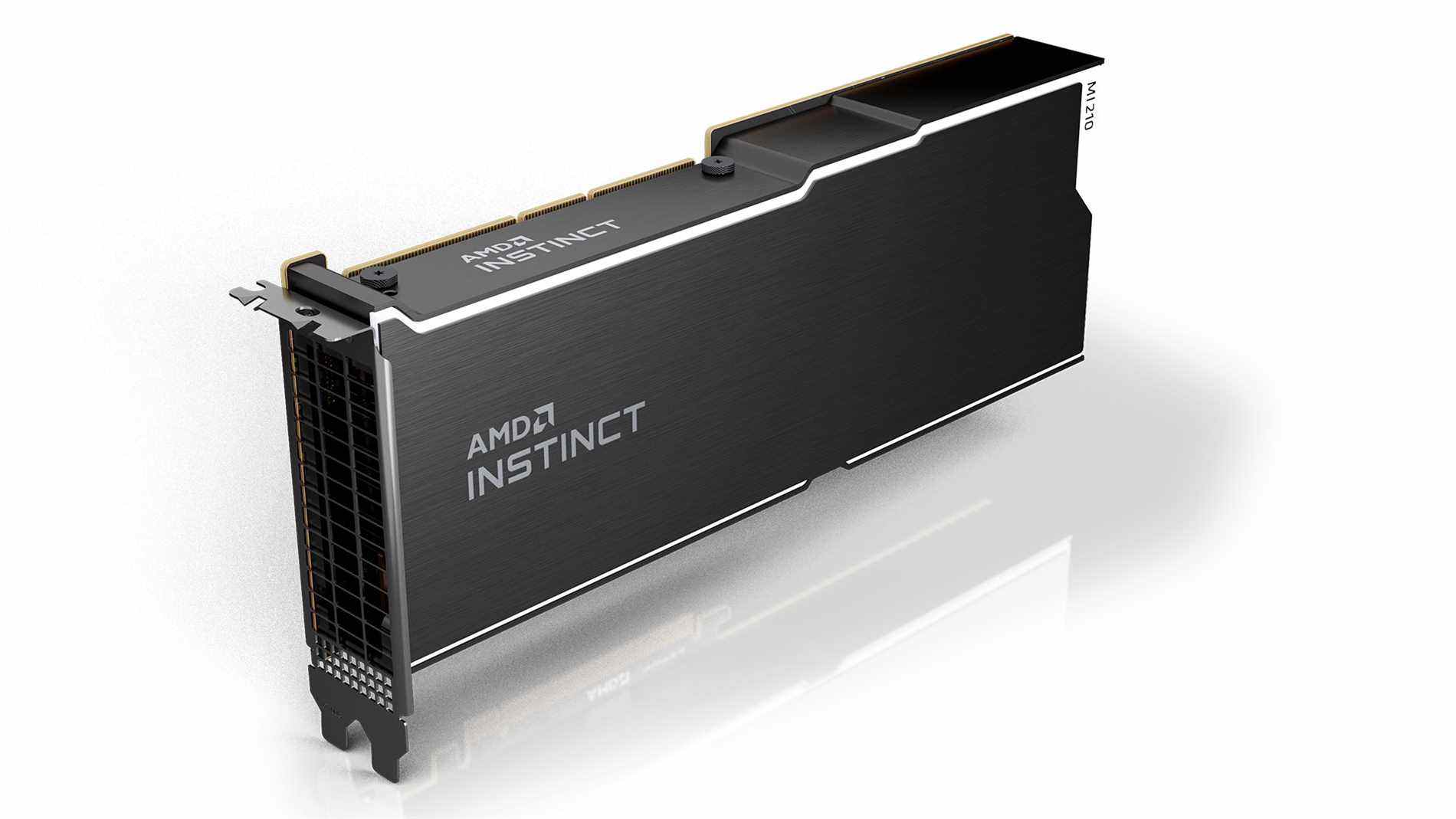 Images et diapositives AMD Radeon Instinct MI210