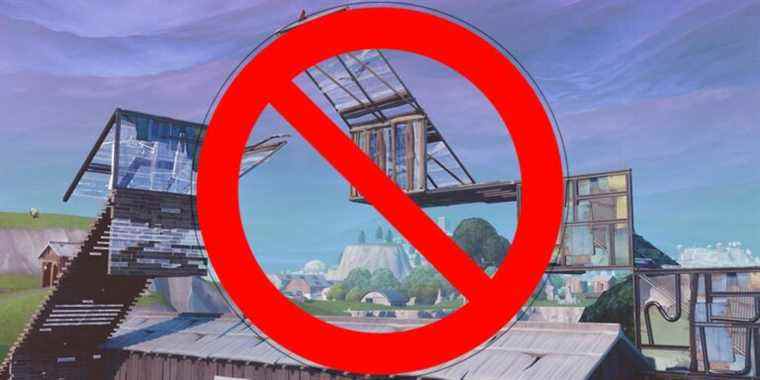 fortnite building ban