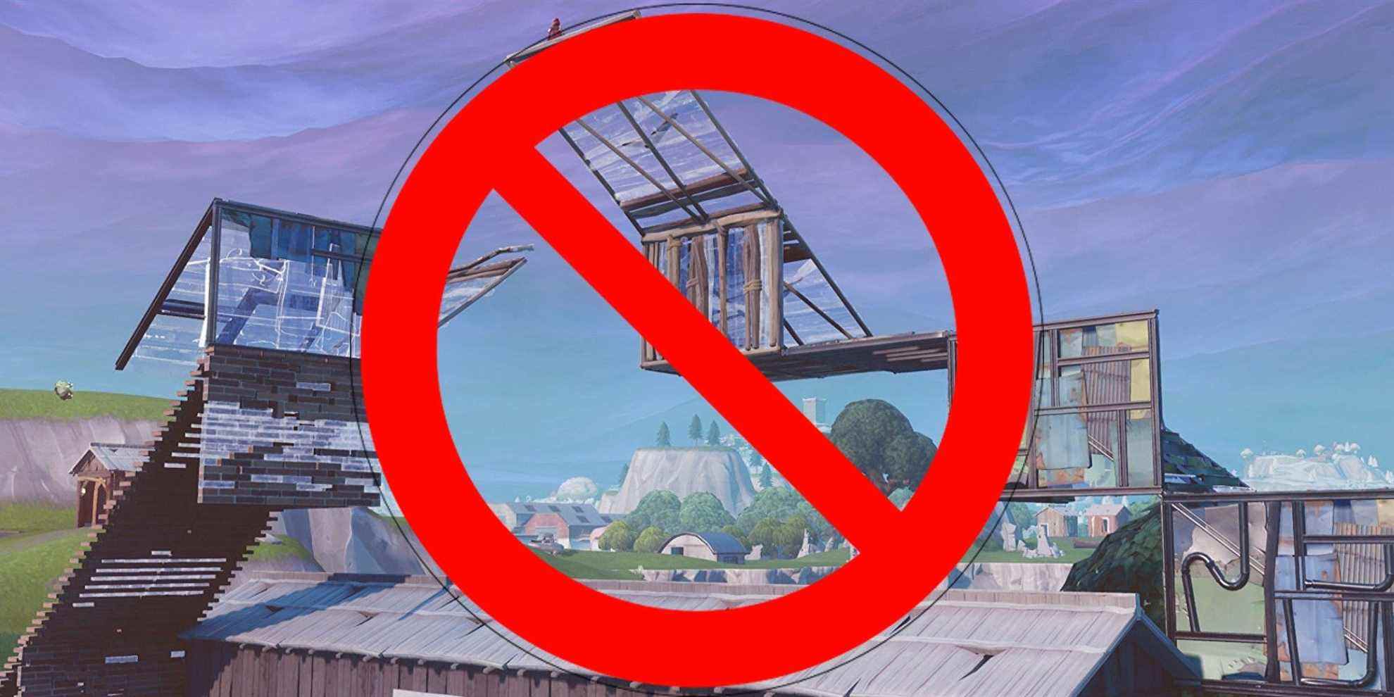 fortnite building ban