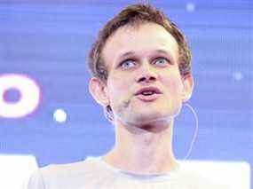 Le co-fondateur d'Ethereum, Vitalik Buterin, prend la parole à ETHDenver le 18 février 2022 à Denver, Colorado.