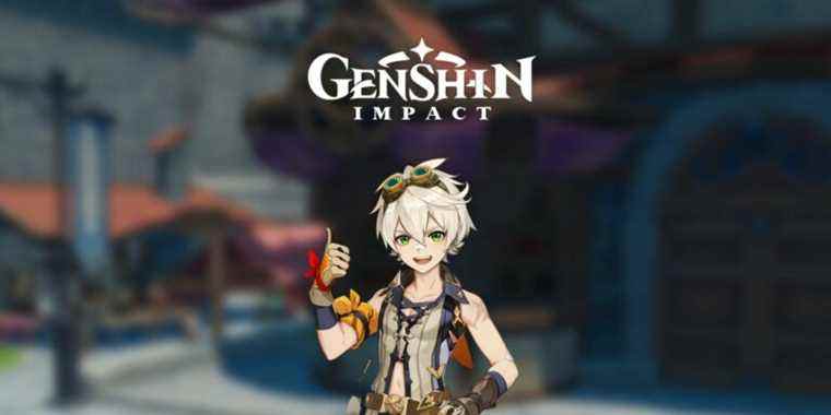 Genshin Impact Bennett Portrait Logo Title Adventurers' Guild