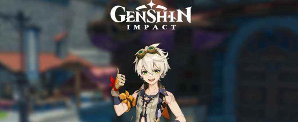 Genshin Impact Bennett Portrait Logo Title Adventurers' Guild