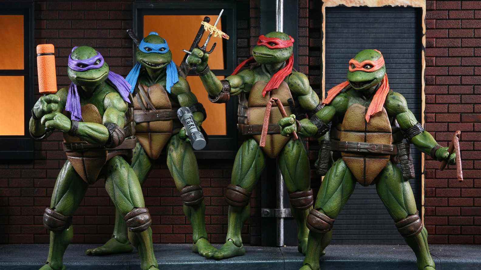 Les figurines et accessoires Teenage Mutant Ninja Turtles II de NECA sont totalement Bodacious
