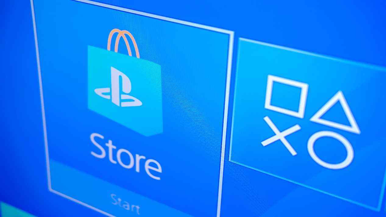 PlayStation Store sur une console PS4