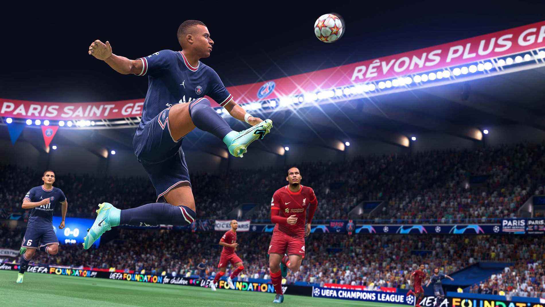 Capture d'écran de FIFA 22