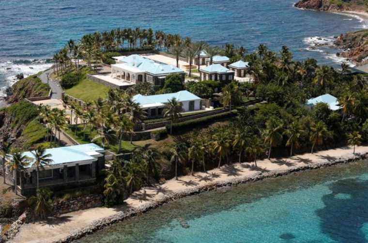 Les îles pédophiles privées de Jeffrey Epstein sont bloquées pour 125 millions de dollars