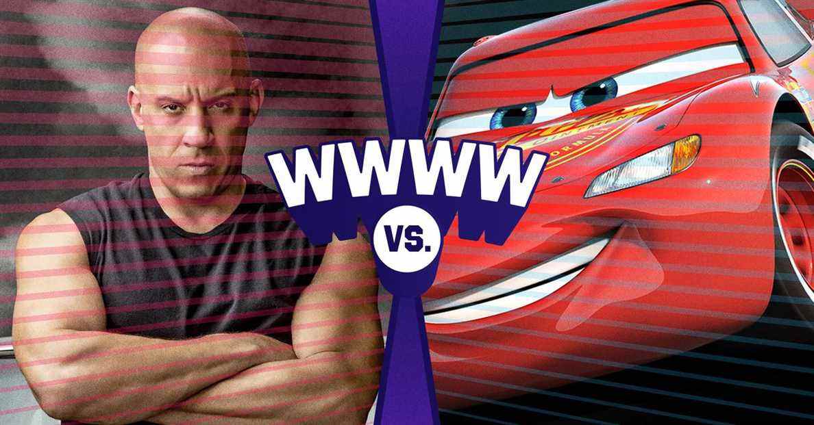 Qui gagnerait dans une course, Dominic Toretto dans sa Dodge Charger de 1970 ou Lightning McQueen en lui-même ?
