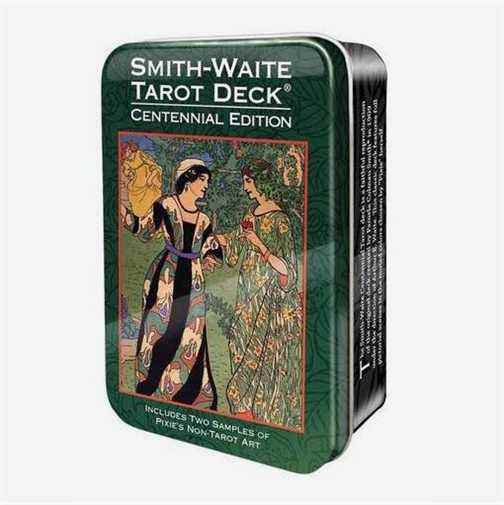 Jeu de tarot du centenaire de Smith-Waite dans une boîte