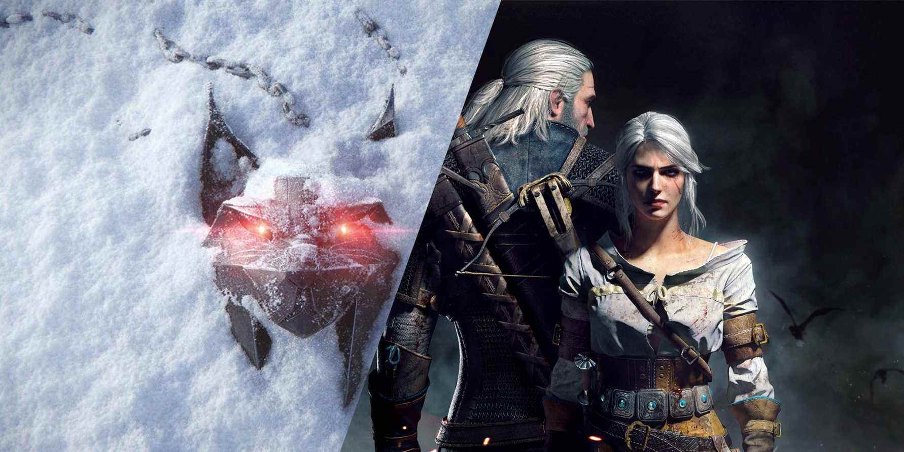 Le nouveau médaillon Witcher avec Geralt de Riv et Ciri.