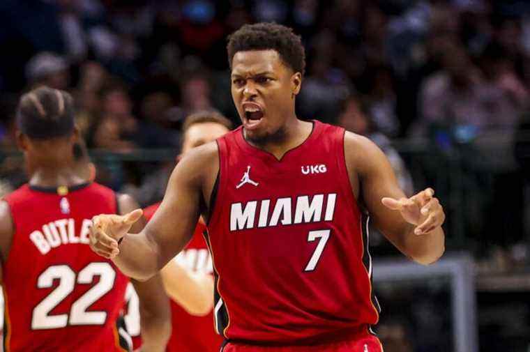 L’ex-Raptor Kyle Lowry sort rapidement du banc alors que ses coéquipiers de Heat débordent