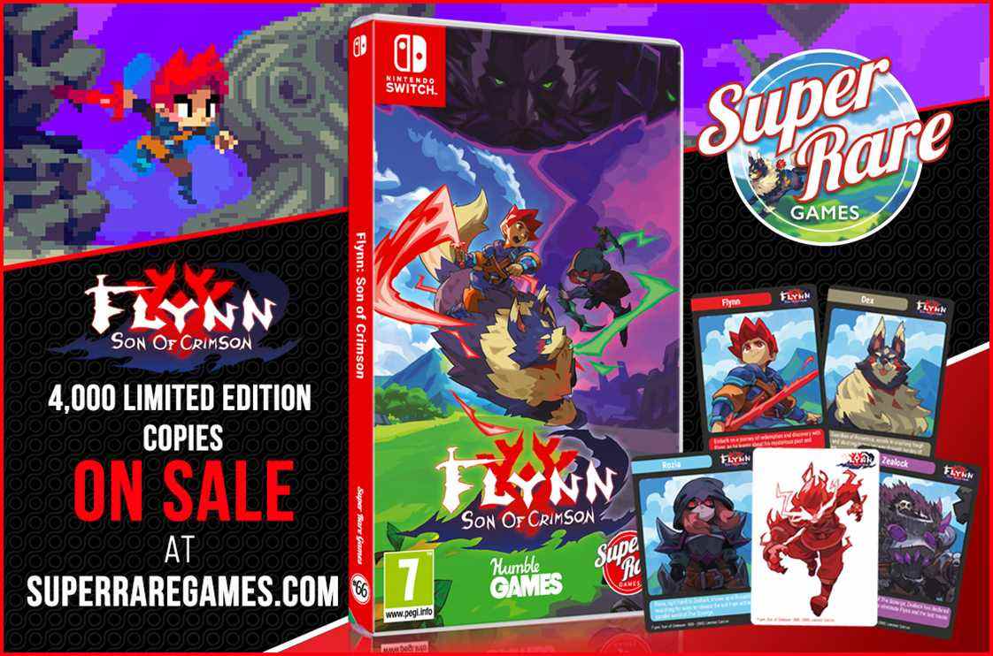 Victoire du concours Super Rare Games Flynn pour Switch