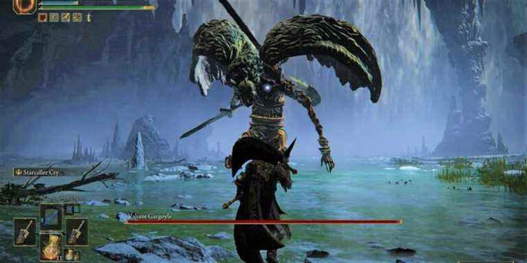 elden ring valiant gargoyle boss fight