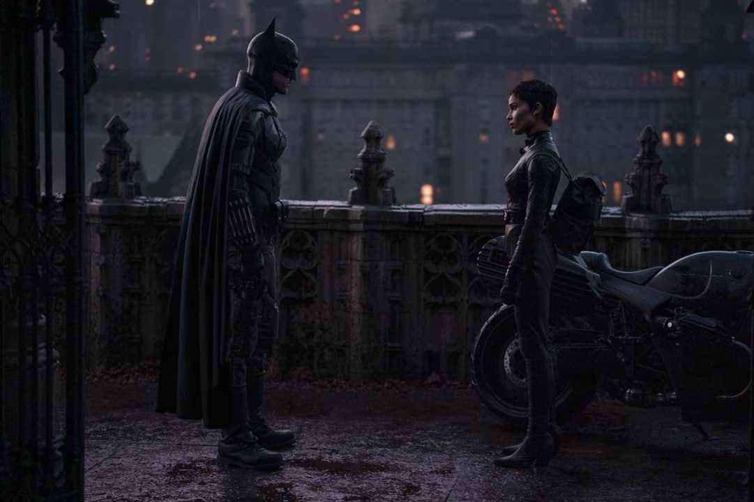 Batman et Catwoman dans The Batman