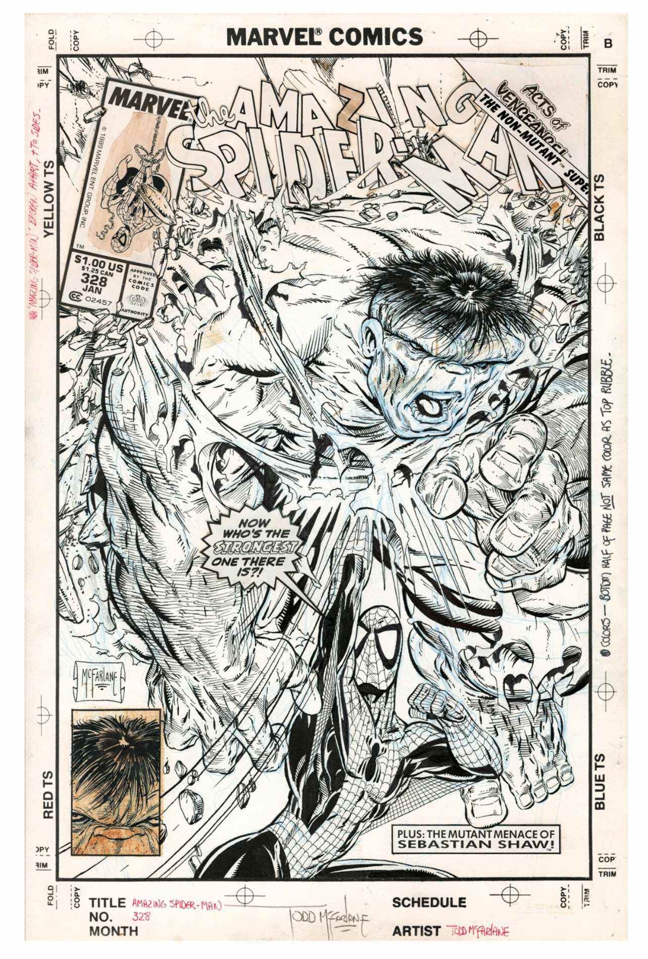 L'édition de l'artiste Spider-Man de Todd McFarlane