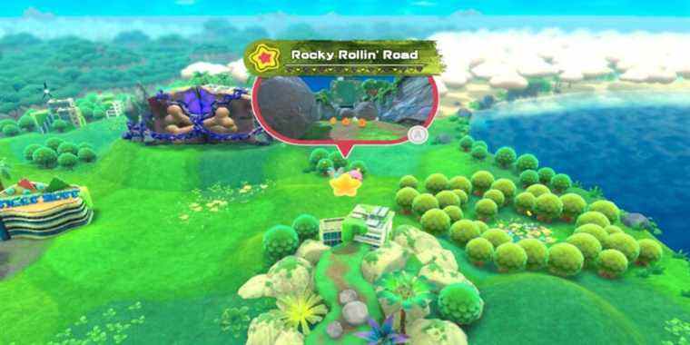 rocky rollin road kirby forgotten land