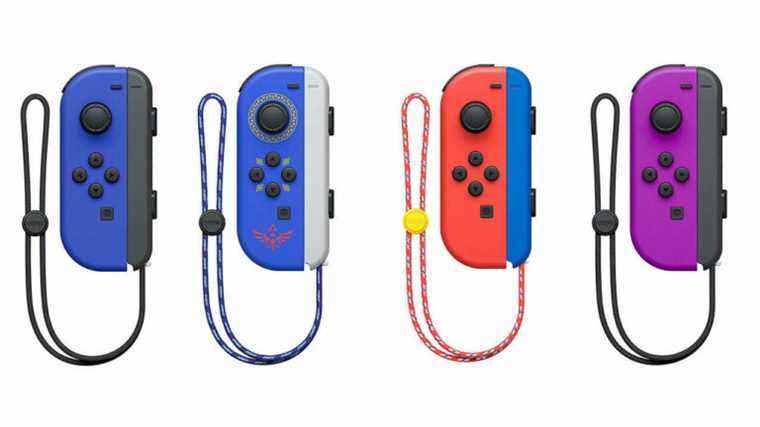 Chaque couleur Nintendo Switch Joy-Con publiée jusqu'à présent
