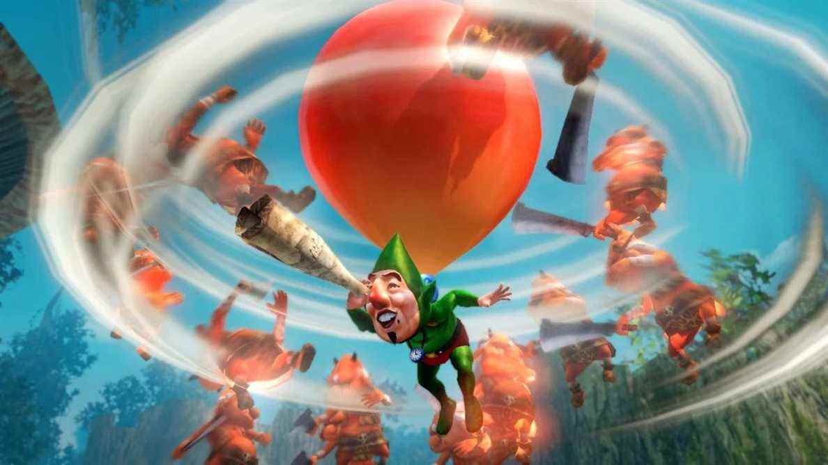 Tingle dans le DLC Majora's Mask des Hyrule Warriors