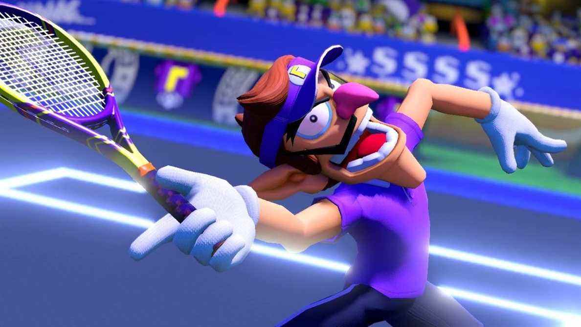 Waluigi dans Mario Tennis Aces