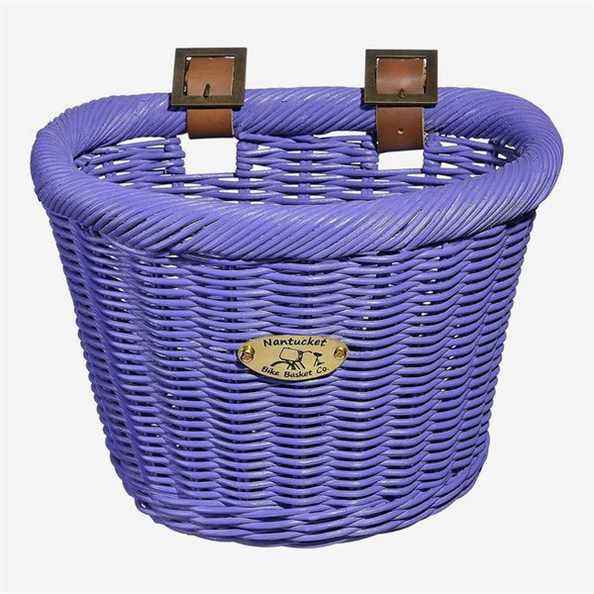 Nantucket Bicycle Basket Co. Buoy & Gull Collection Panier en forme de D pour enfants