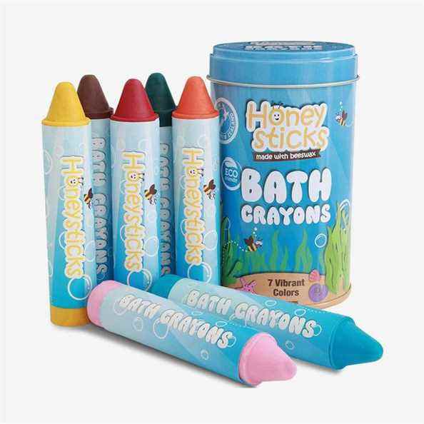 Crayons de bain à la cire d'abeille Honeysticks