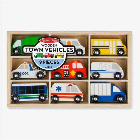 Véhicules de ville en bois de Melissa & Doug