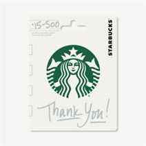 Carte-cadeau Starbucks