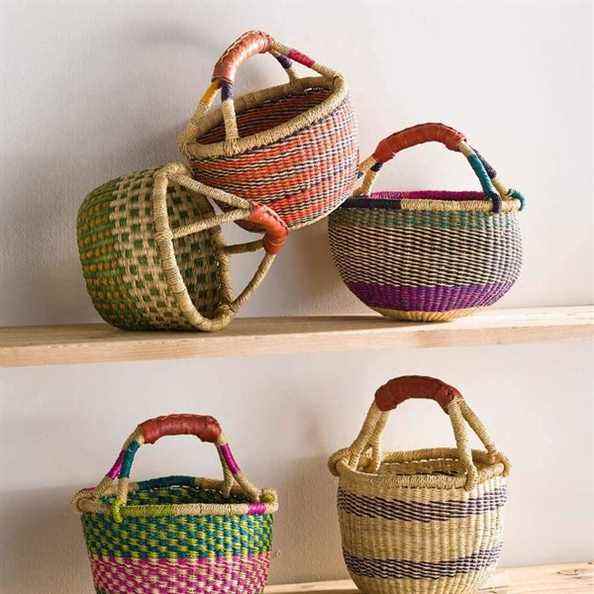 Panier Mini Bolga artisanal de Vivaterra