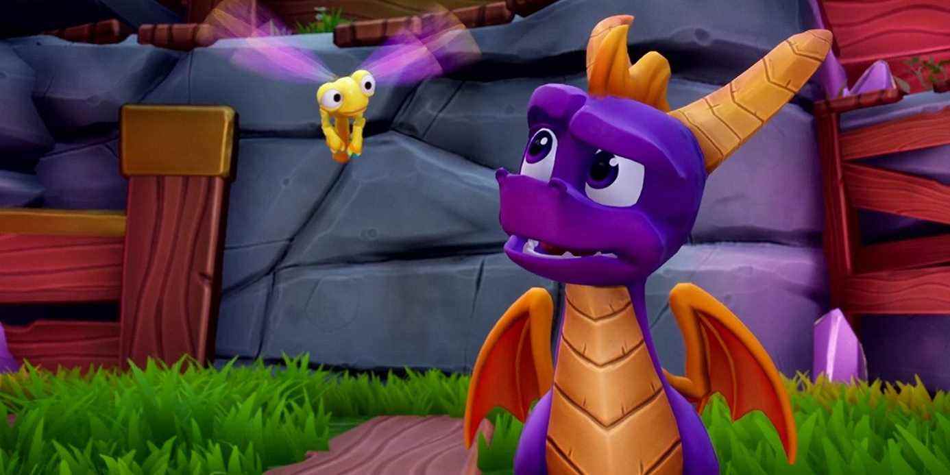 spyro a relancé le commutateur de trilogie grosse prise